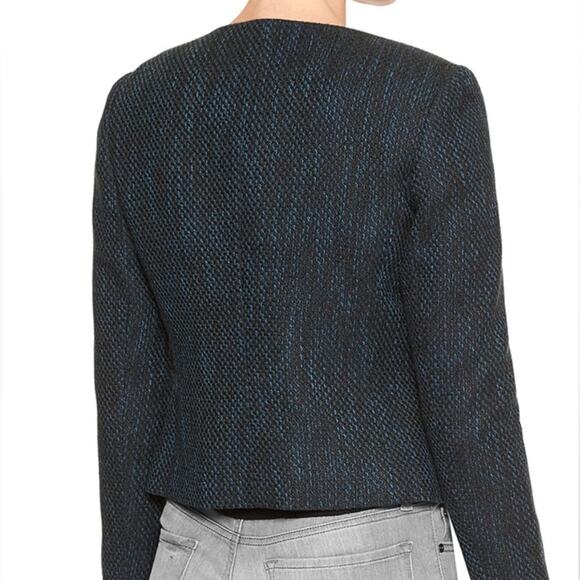 Banana Republic Dark Green Textured Blazer - Picture 2 of 16